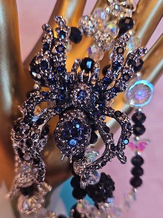 no brand Accessories - CHARMS: Dark Blue Spider Purse Charm
